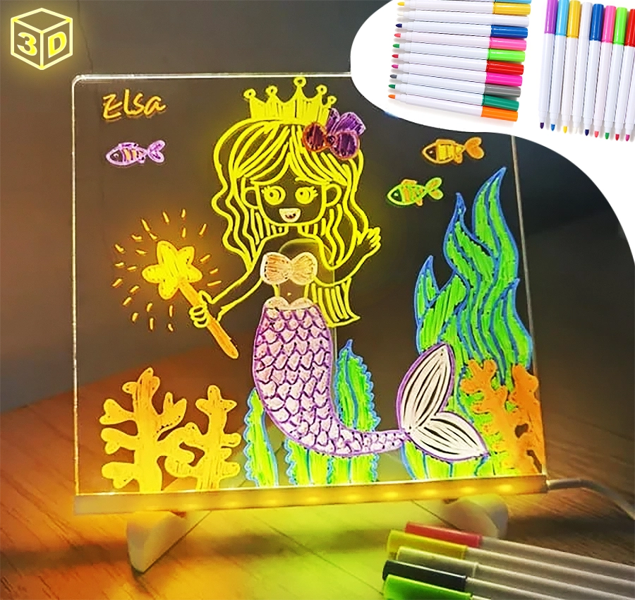 🎨LED Board🎁Compra 1 y llévate 7 bolígrafos de colores gratis
