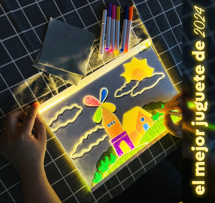 🎨LED Board🎁Compra 1 y llévate 7 bolígrafos de colores gratis