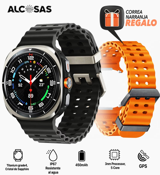 GALAXY ULTRA SMART WATCH 2025 + 2 correas regalo🎁