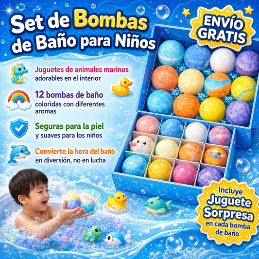 SET DE DOMBAS DE BAÑO PLAYFRIZZ